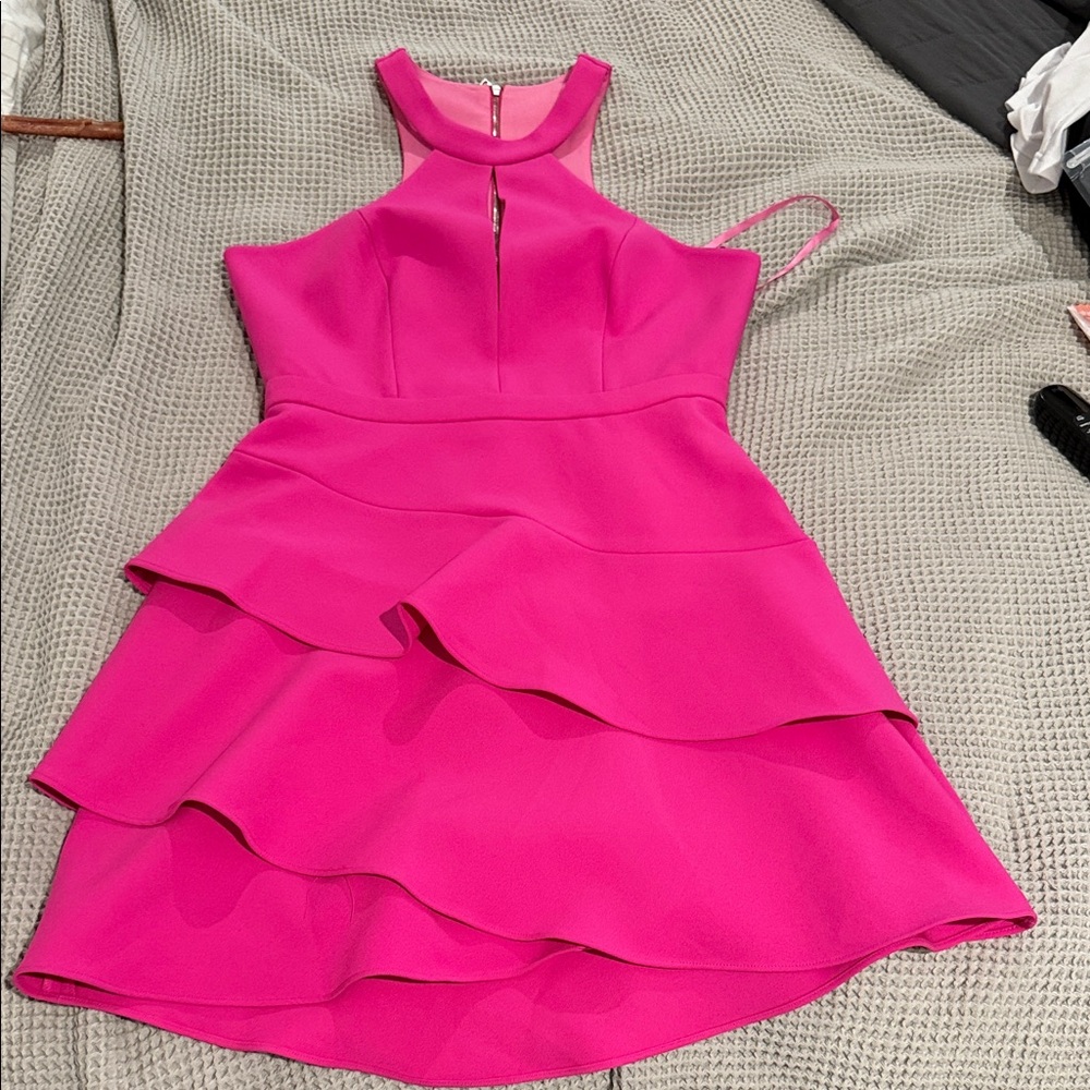 BCBGMaxAzria Bright Pink Dress